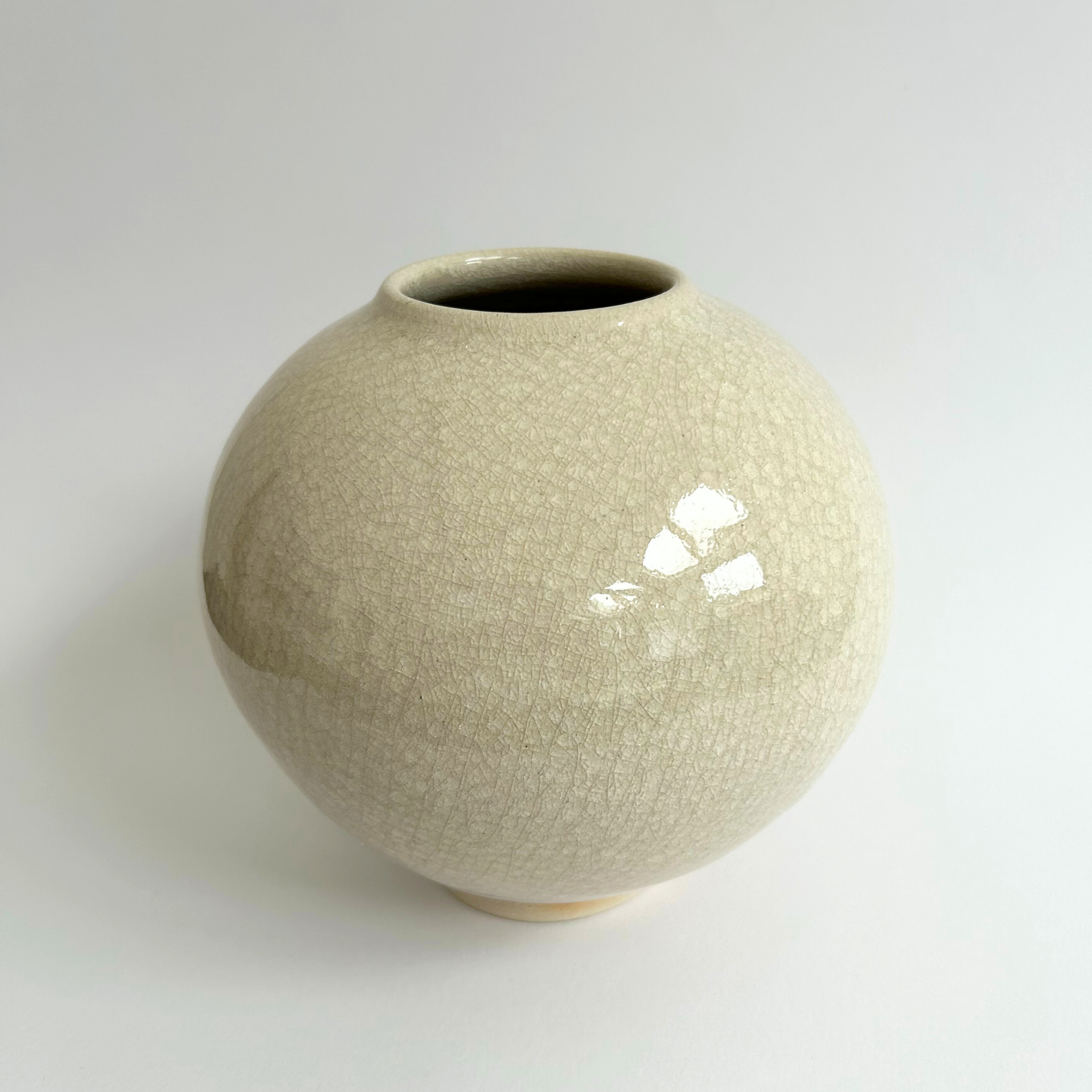Hand-thrown stoneware vase